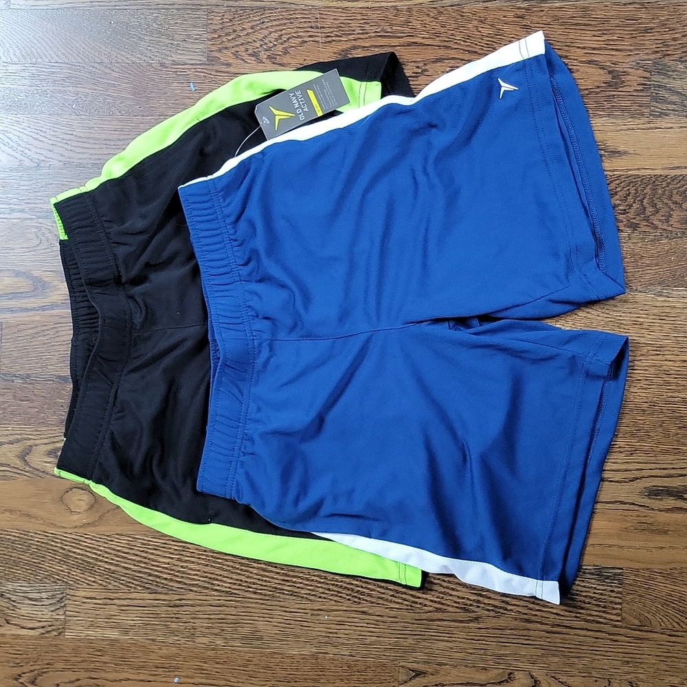 2 pairs Old Navy Go Dry basketball shorts, 10-12 Husky plus size.
